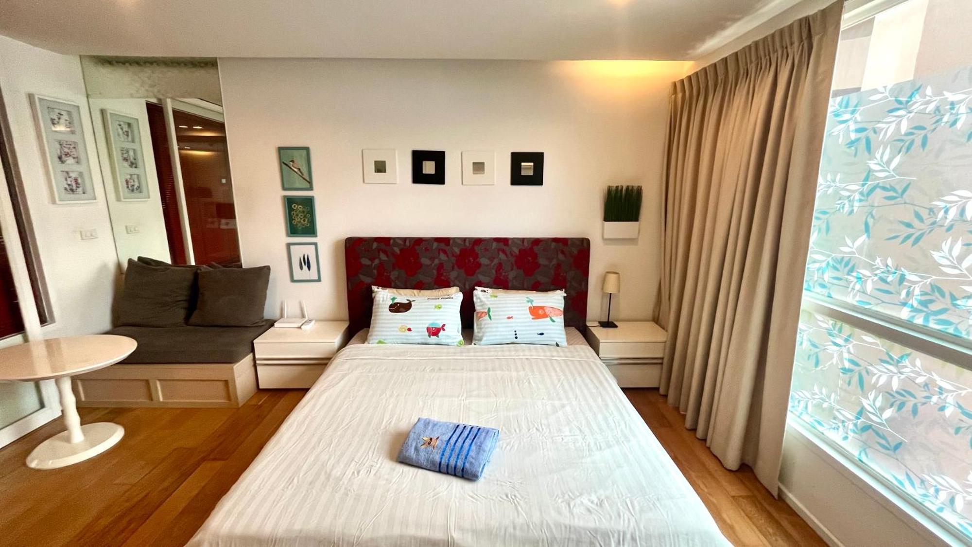 Cozy Studio Walk To Bts Free Wi-Fi Great Location Bangkok Exteriér fotografie